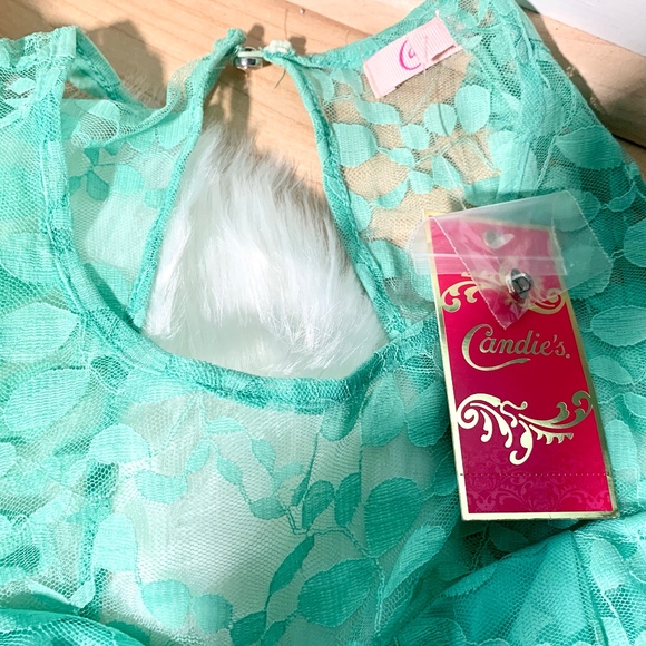 Turquoise Party Dress - Picture 4 of 5